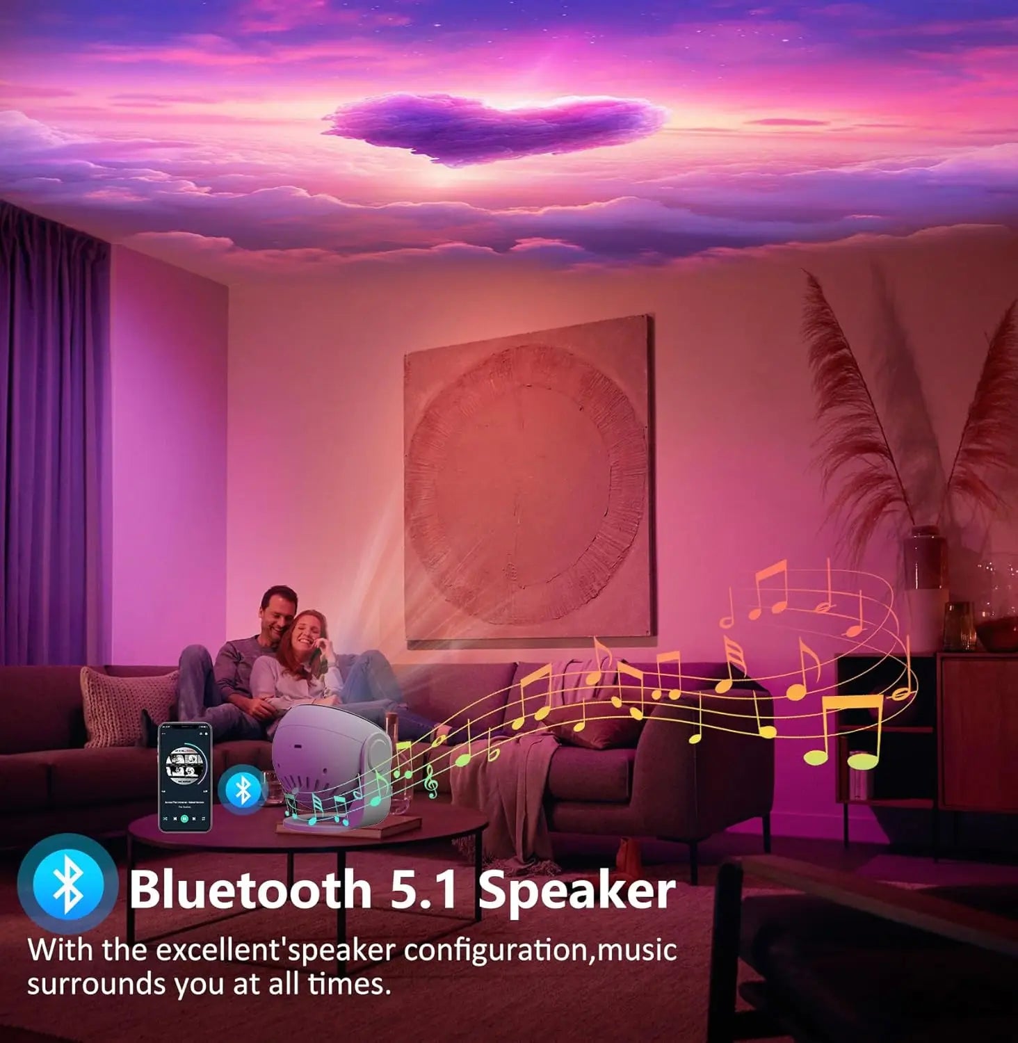 13-in-1 Galaxy Projector Pro with Bluetooth Speaker