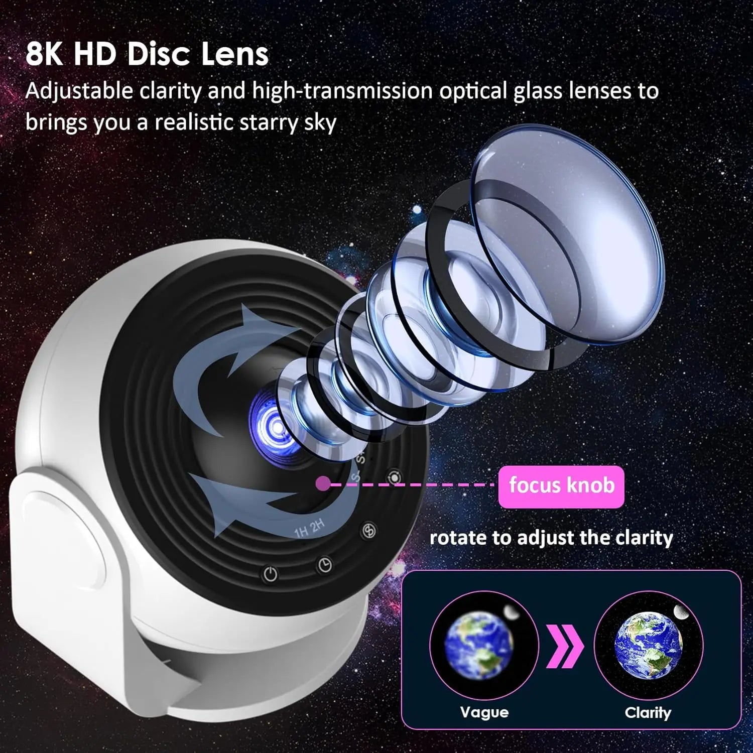 13-in-1 Galaxy Projector Pro with Bluetooth Speaker
