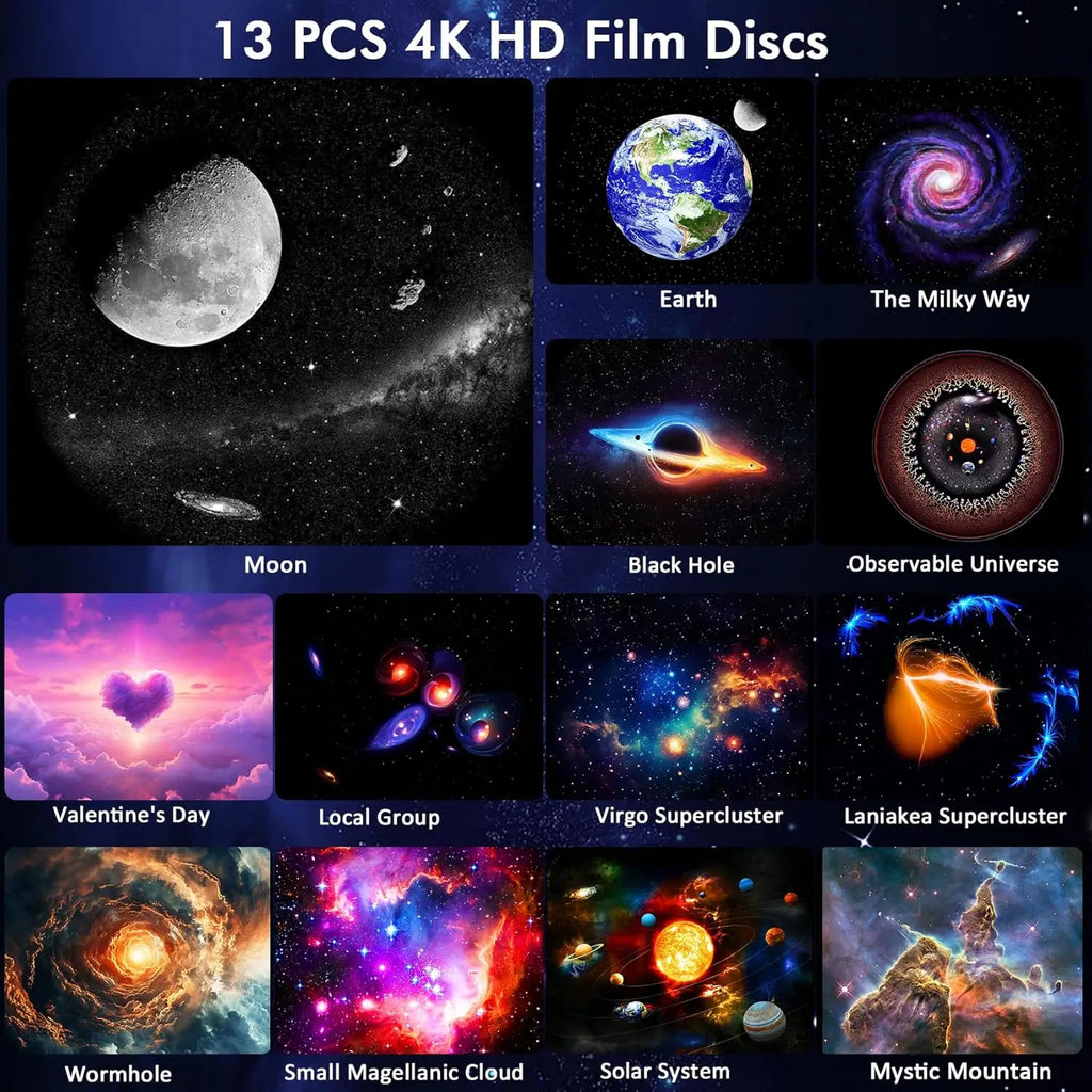 13-in-1 Galaxy Projector Pro with Bluetooth Speaker