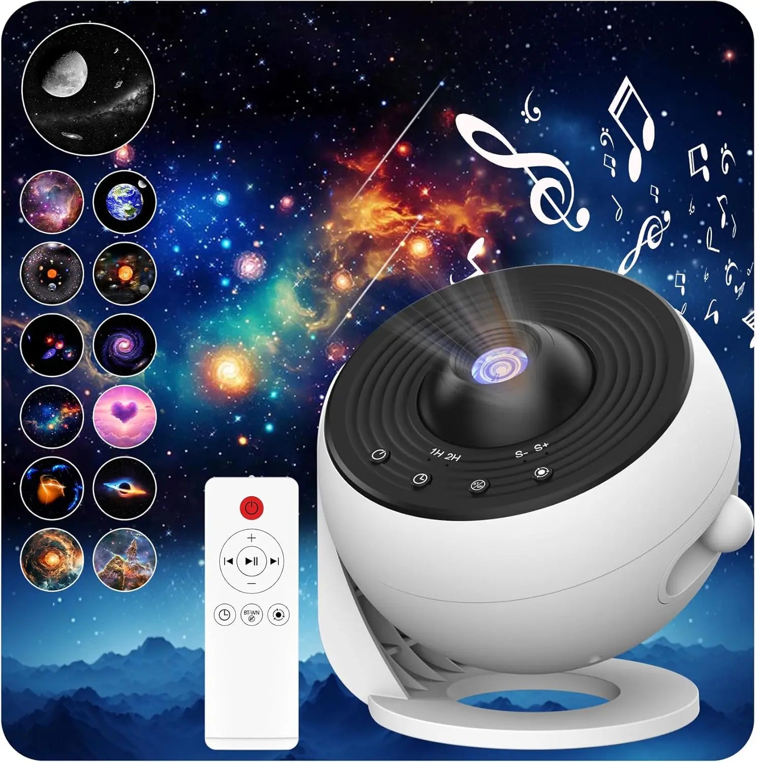 13-in-1 Galaxy Projector Pro with Bluetooth Speaker
