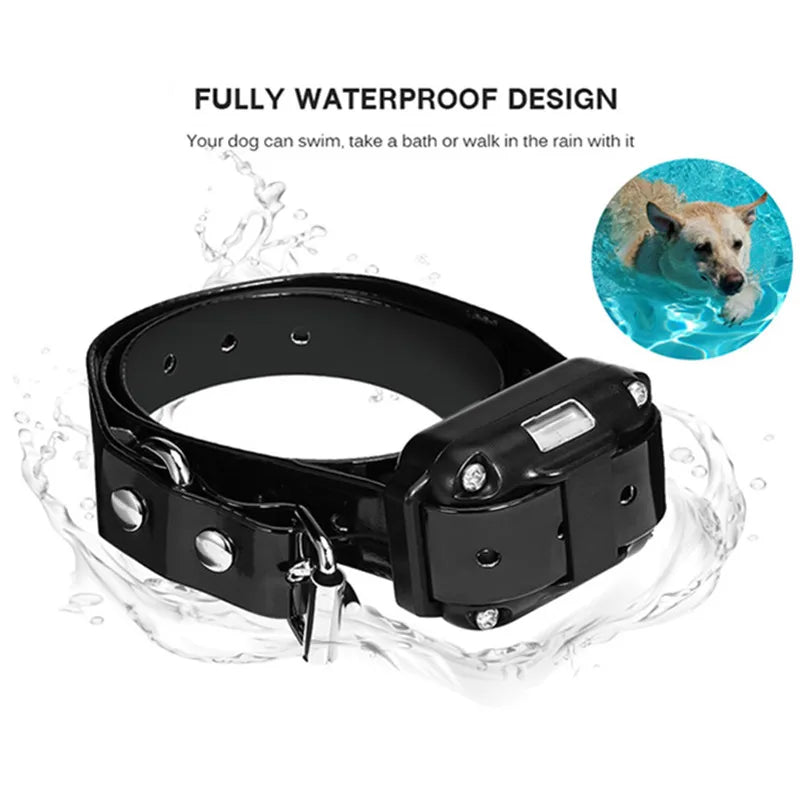 Rechargeable Waterproof Dog Training Collar with Remote