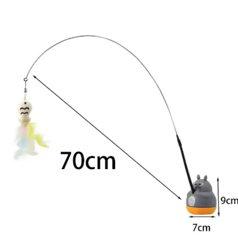 Fishing Rod Cat Toy