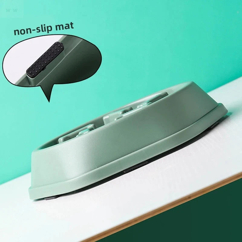 Slow Feeder Dog Bowl – Anti-Gulping Food Bowl
