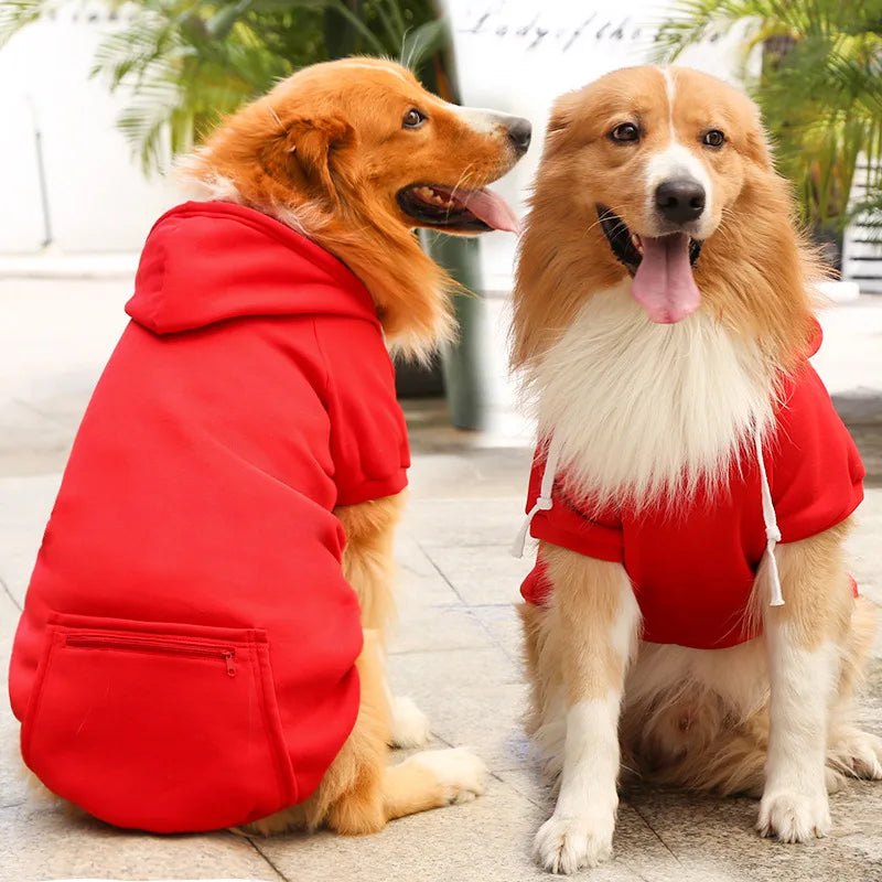 Reversible Plaid Winter Dog Coat