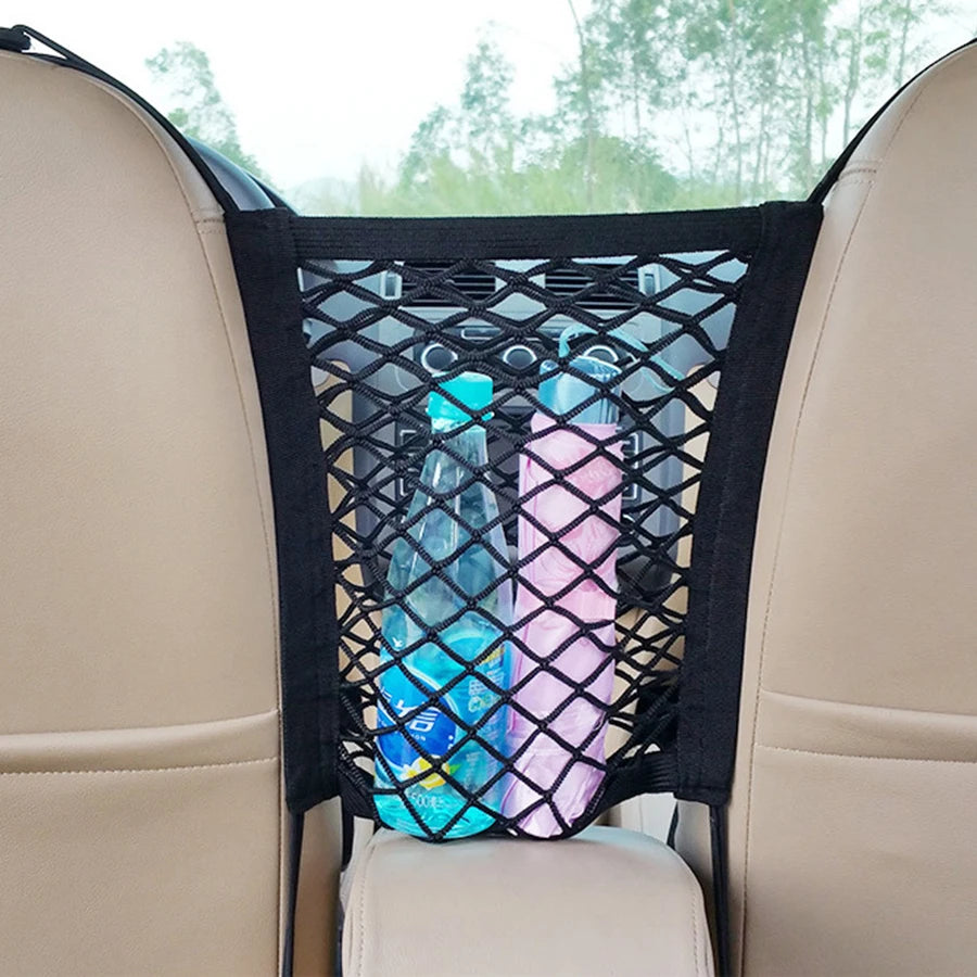 Pet Car Safety Barrier with Storage Pocket