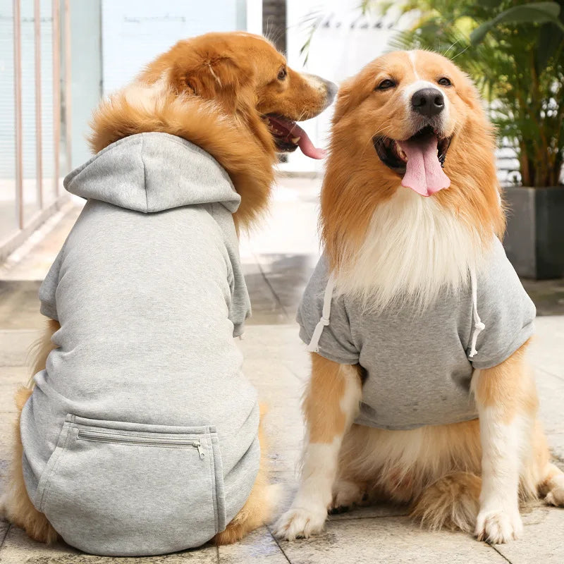 Reversible Plaid Winter Dog Coat