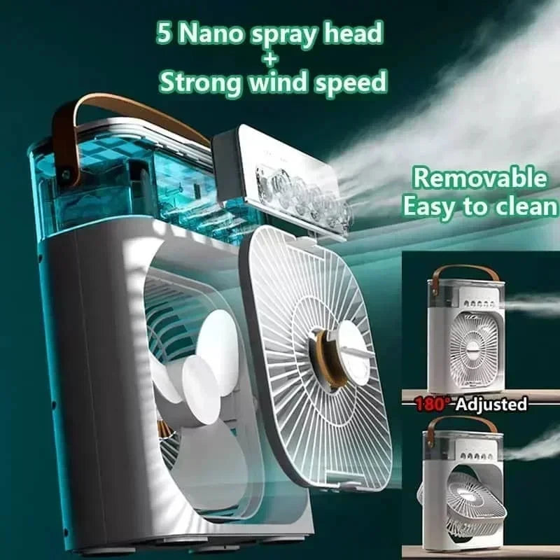 3-in-1 Portable Mini Air Cooler & Humidifier