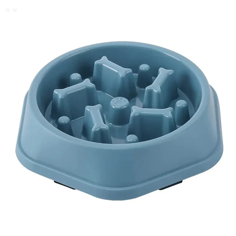 Slow Feeder Dog Bowl – Anti-Gulping Food Bowl
