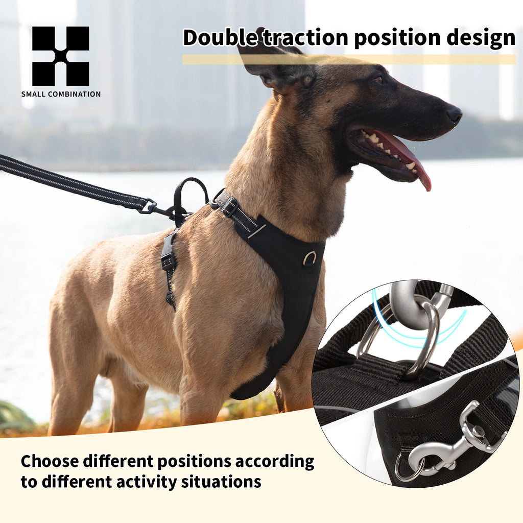 No-Pull Reflective Adjustable Dog Harness