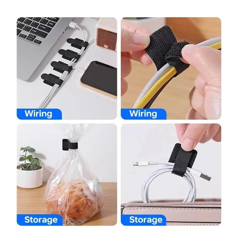 Reusable Cable Ties & Cord Organizer Straps
