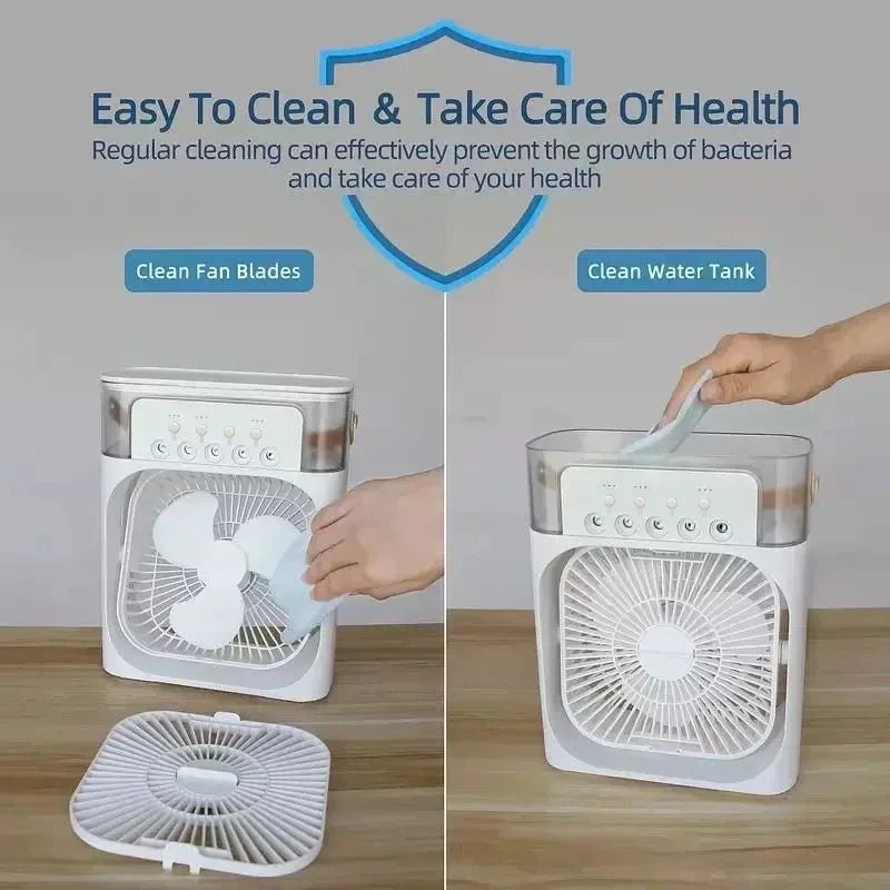 3-in-1 Portable Mini Air Cooler & Humidifier