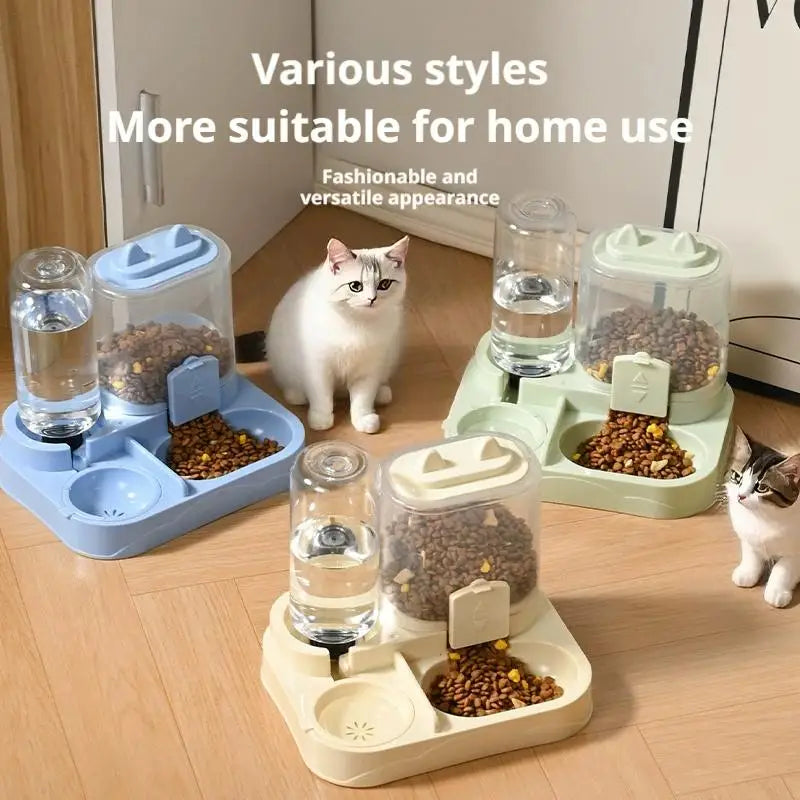 Automatic Pet Feeder And Water Dispenser