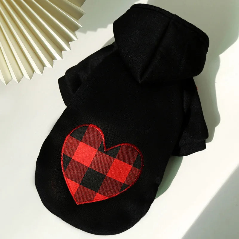 Reversible Plaid Winter Dog Coat