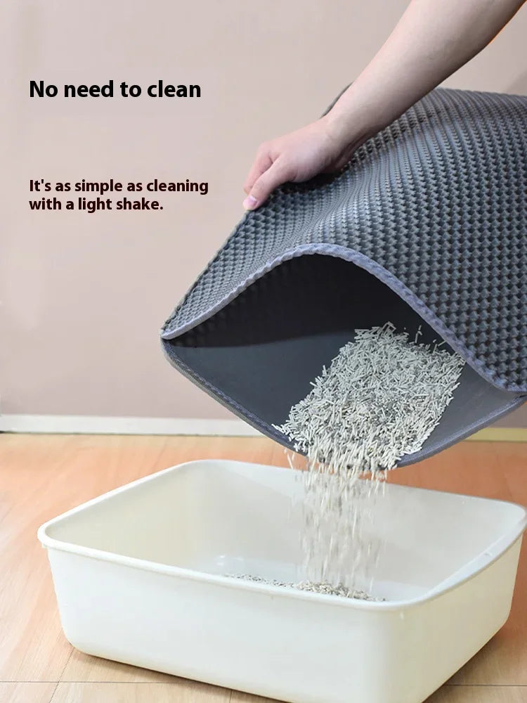 Waterproof Double-Layer Cat Litter Mat