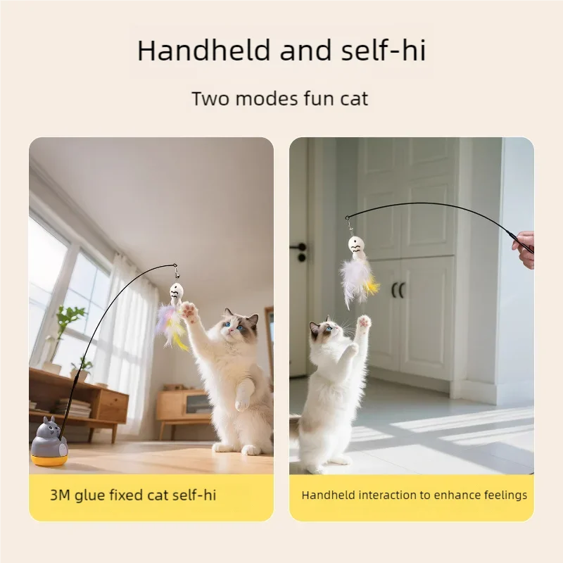 Fishing Rod Cat Toy