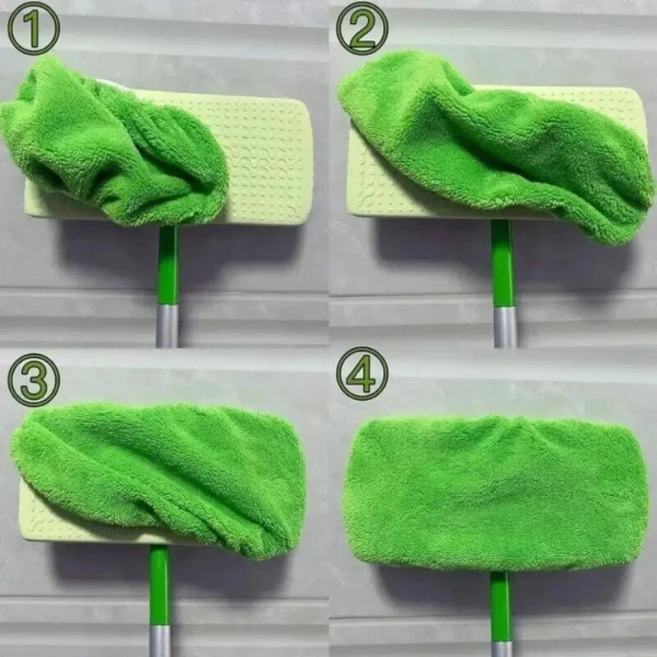 Eco-Friendly Reusable Flat Mop Pads – 6 Pack