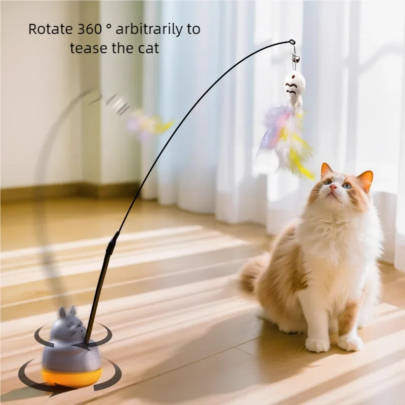 Fishing Rod Cat Toy