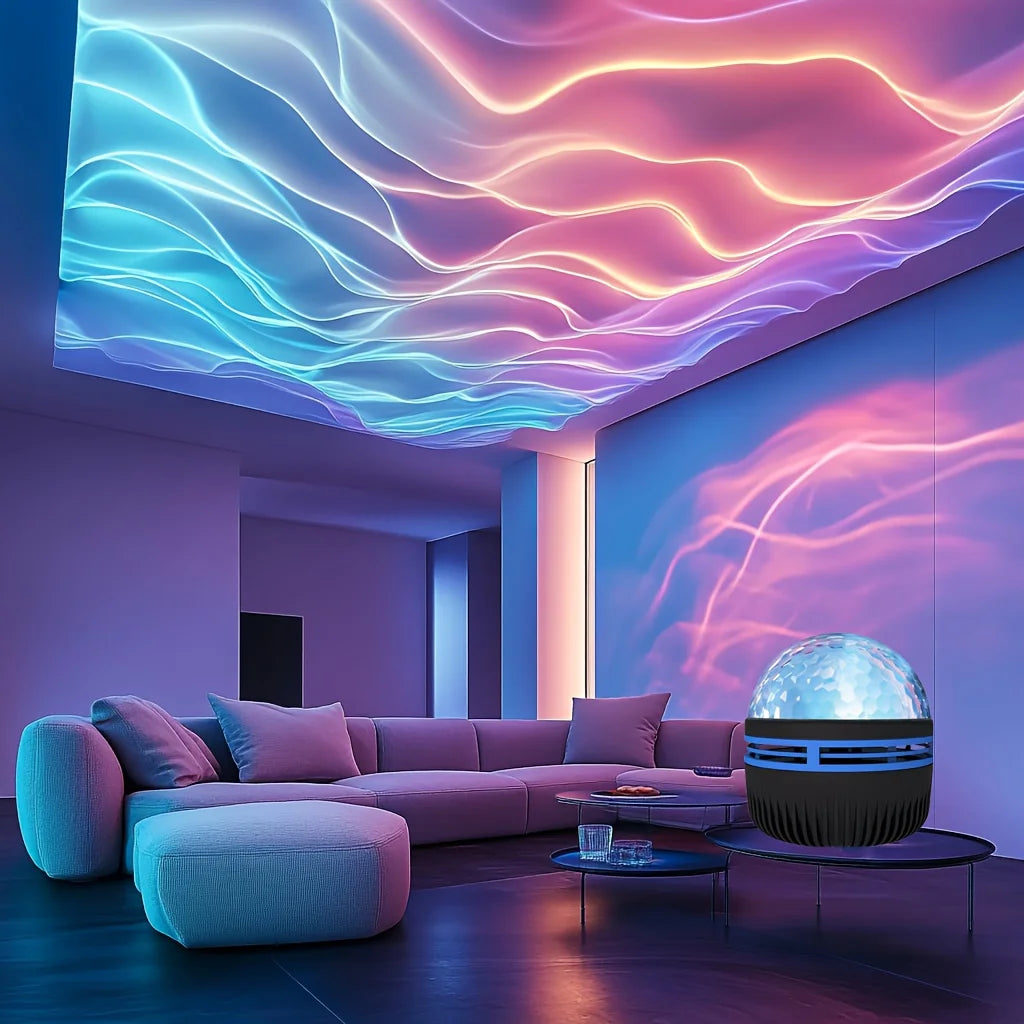 LED Starry Sky Galaxy Projector Aurora & Ocean  Night Light