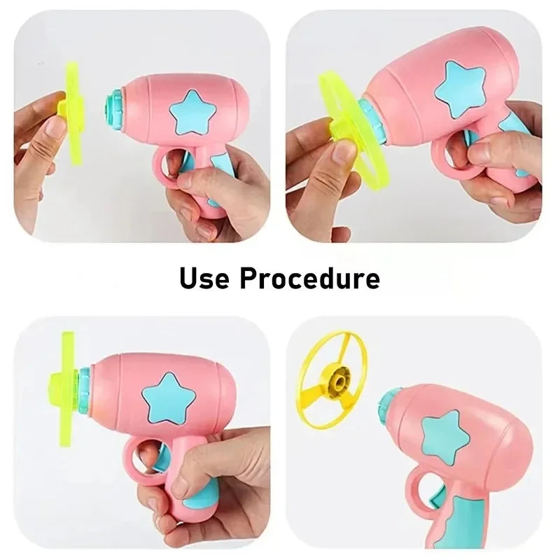 Interactive Flying Disc Cat Toy Launcher