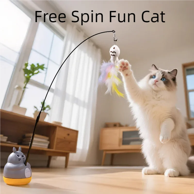 Fishing Rod Cat Toy