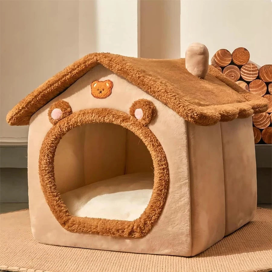 Foldable Pet House & Cozy Bed