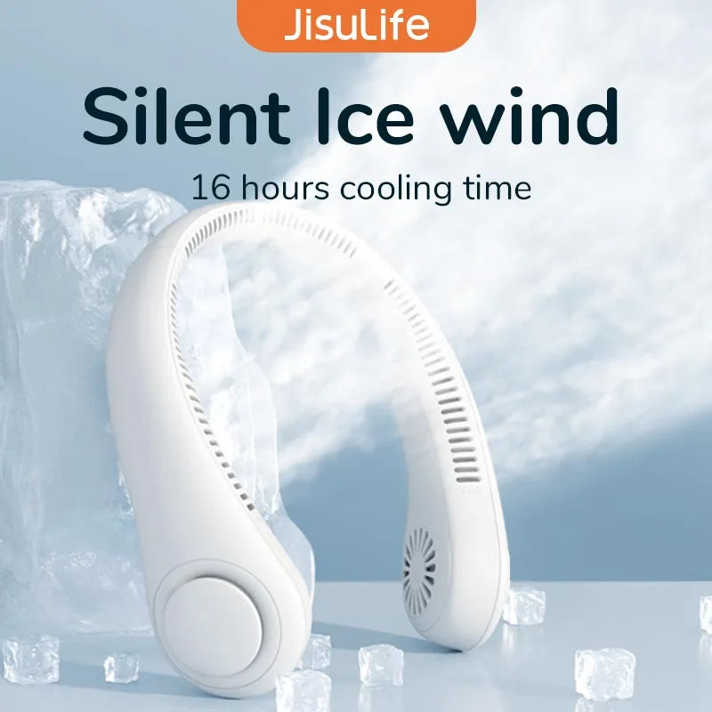 JISULIFE Portable Bladeless Neck Fan