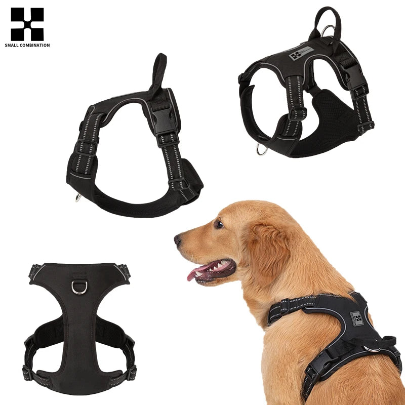 No-Pull Reflective Adjustable Dog Harness