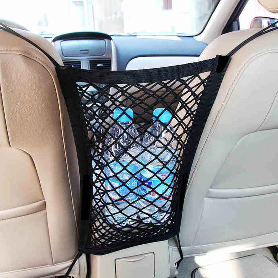 Pet Car Safety Barrier with Storage Pocket