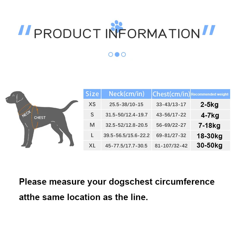 No-Pull Reflective Adjustable Dog Harness