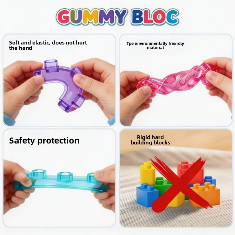 Squishy Jelly Building Blocks Educational Toys